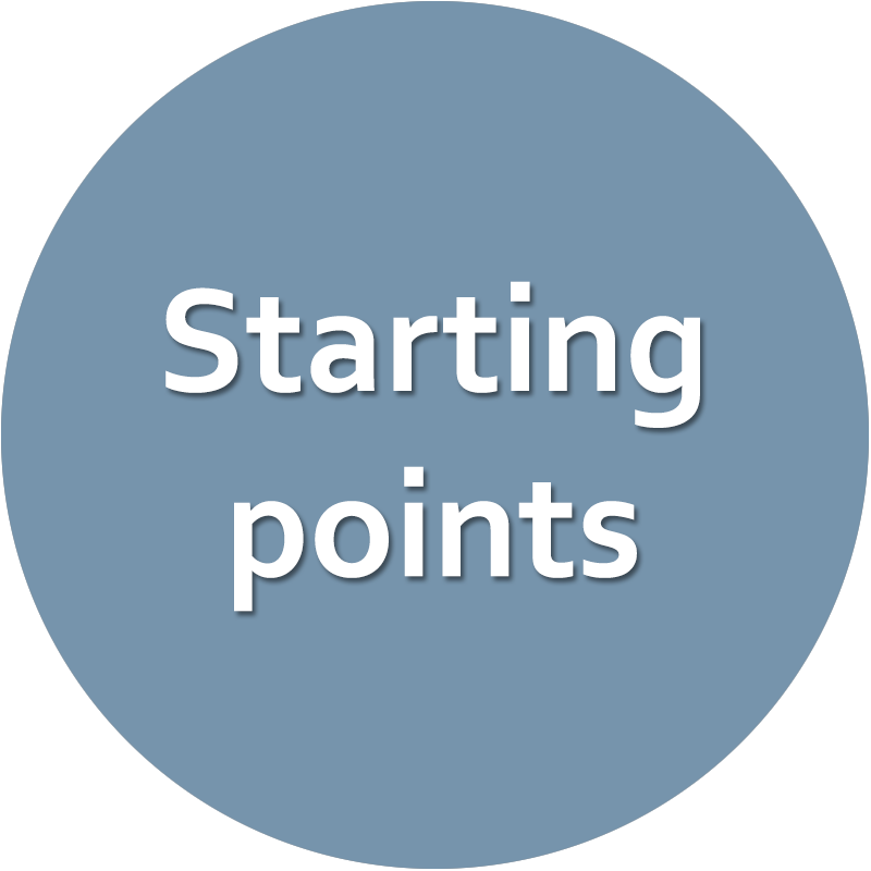 Starting points